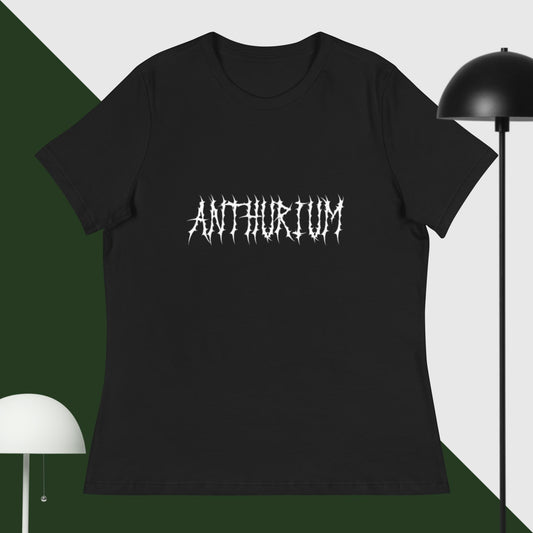 Women's Relaxed T-Shirt - Anth Death Metal logo