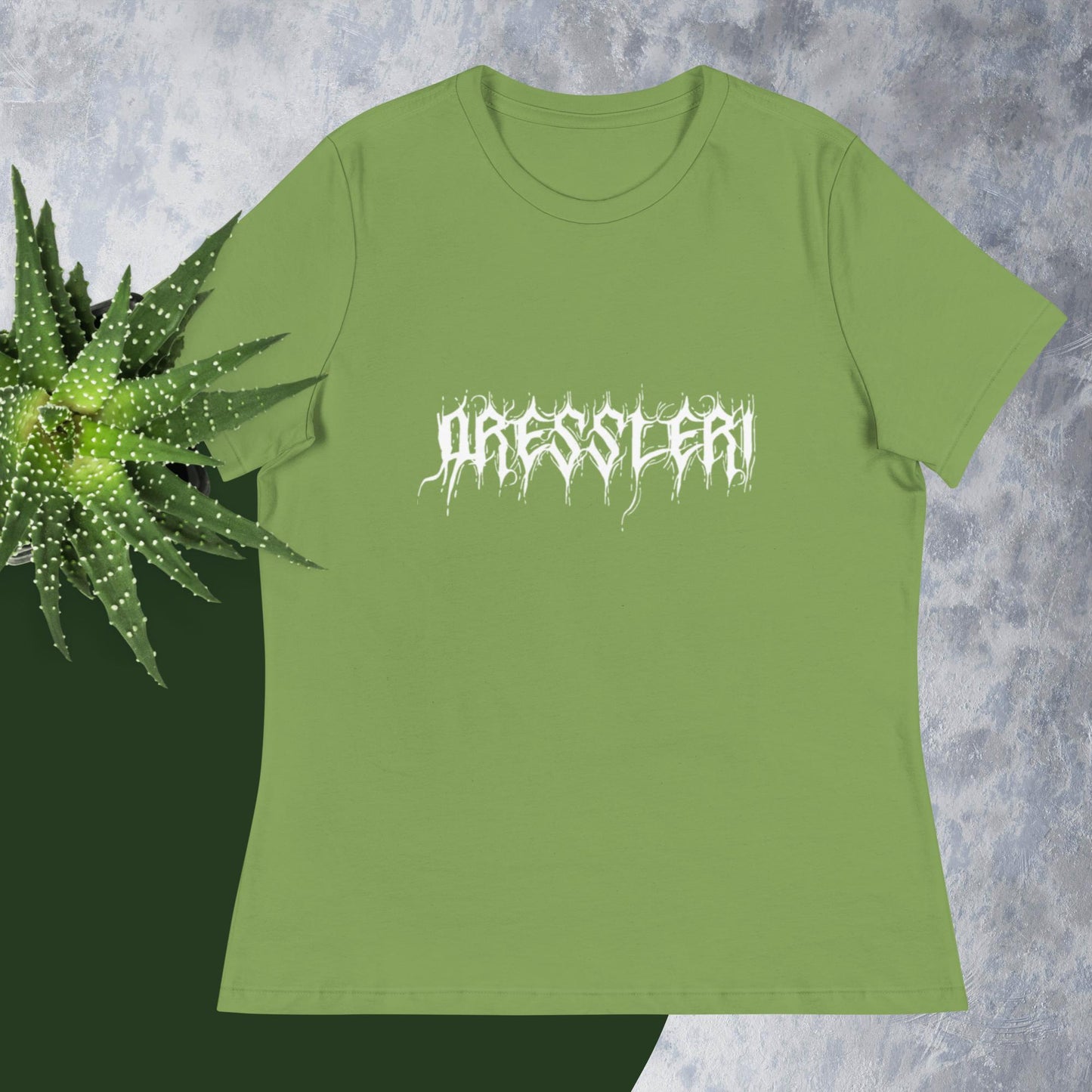 Women's Relaxed T-Shirt - Dressleri Death Metal logo
